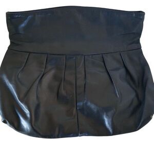 Vintage North Country Pocketbook Black Clutch Leather Handbag Bag